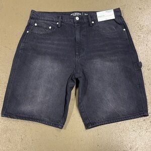 Arizona Jean Co Baggy Fit Black Carpenter Shorts NWT Size 34